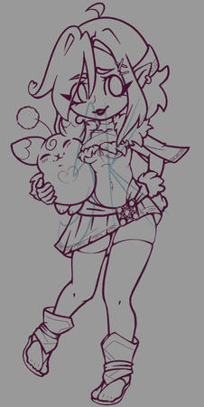 Line Art Example 2 Line Art Example 2